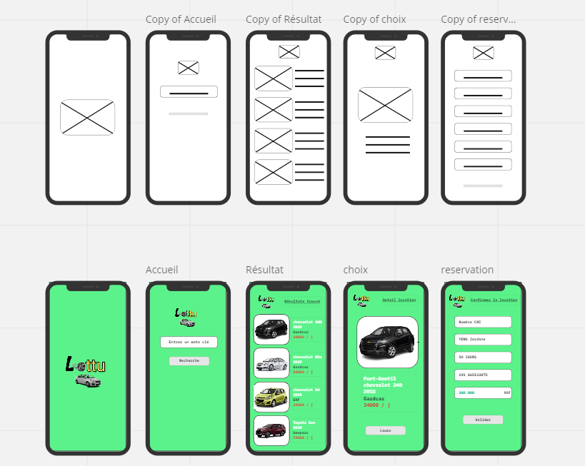 Maquette d'application [#Miro]